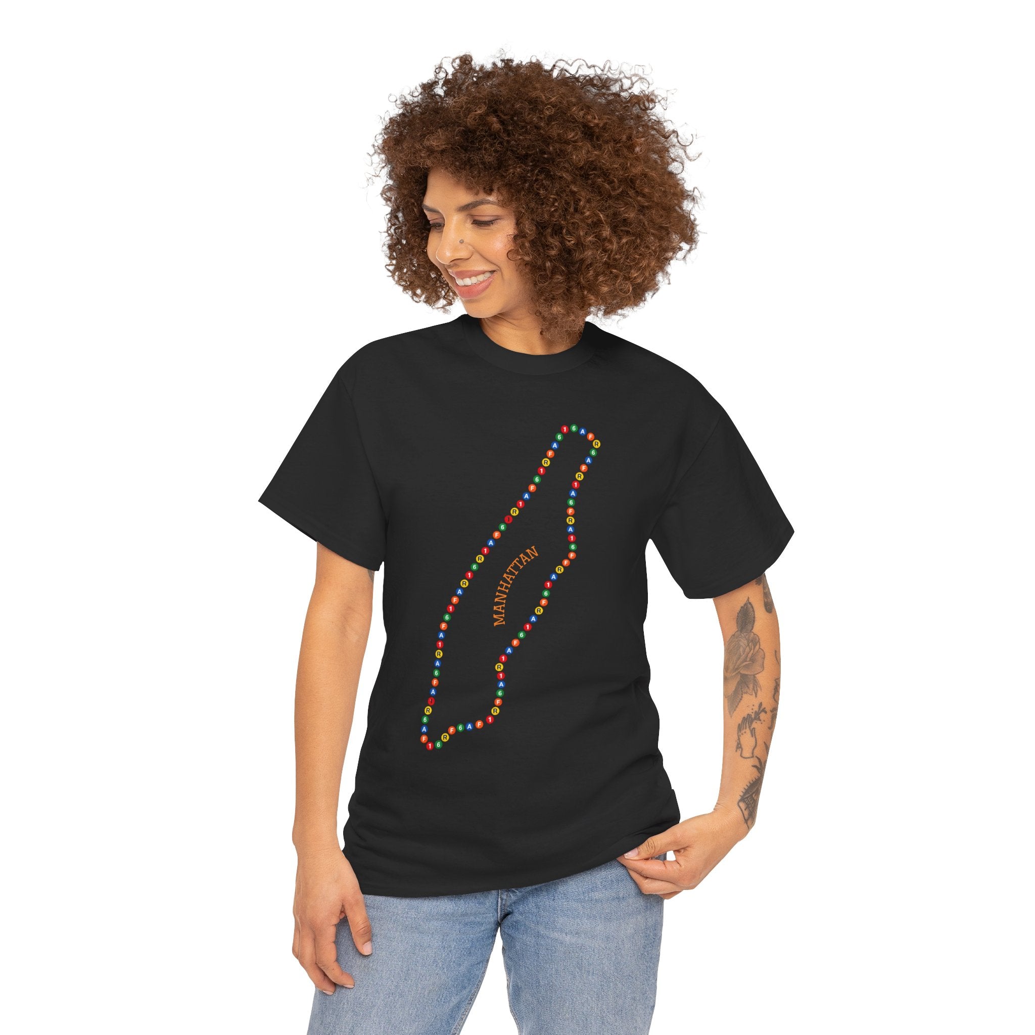 Manhattan Map T-Shirt | Subway Signs Tee