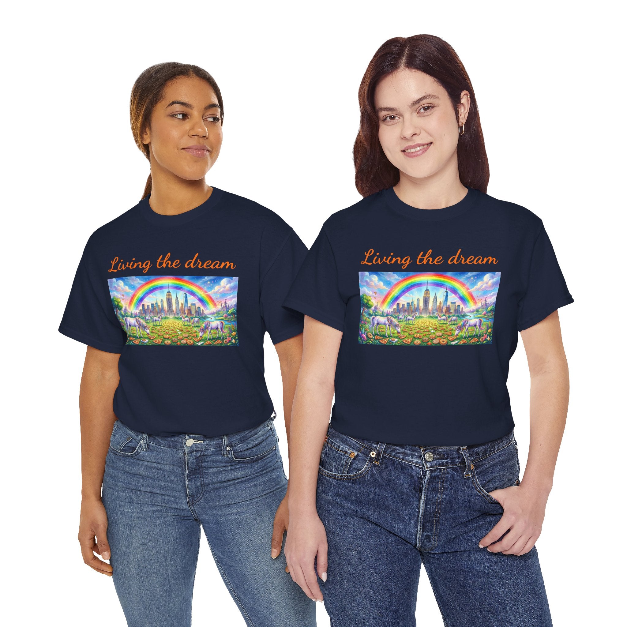 NYC Living The Dream T-Shirt | New York Is a Fairy Tale Tee
