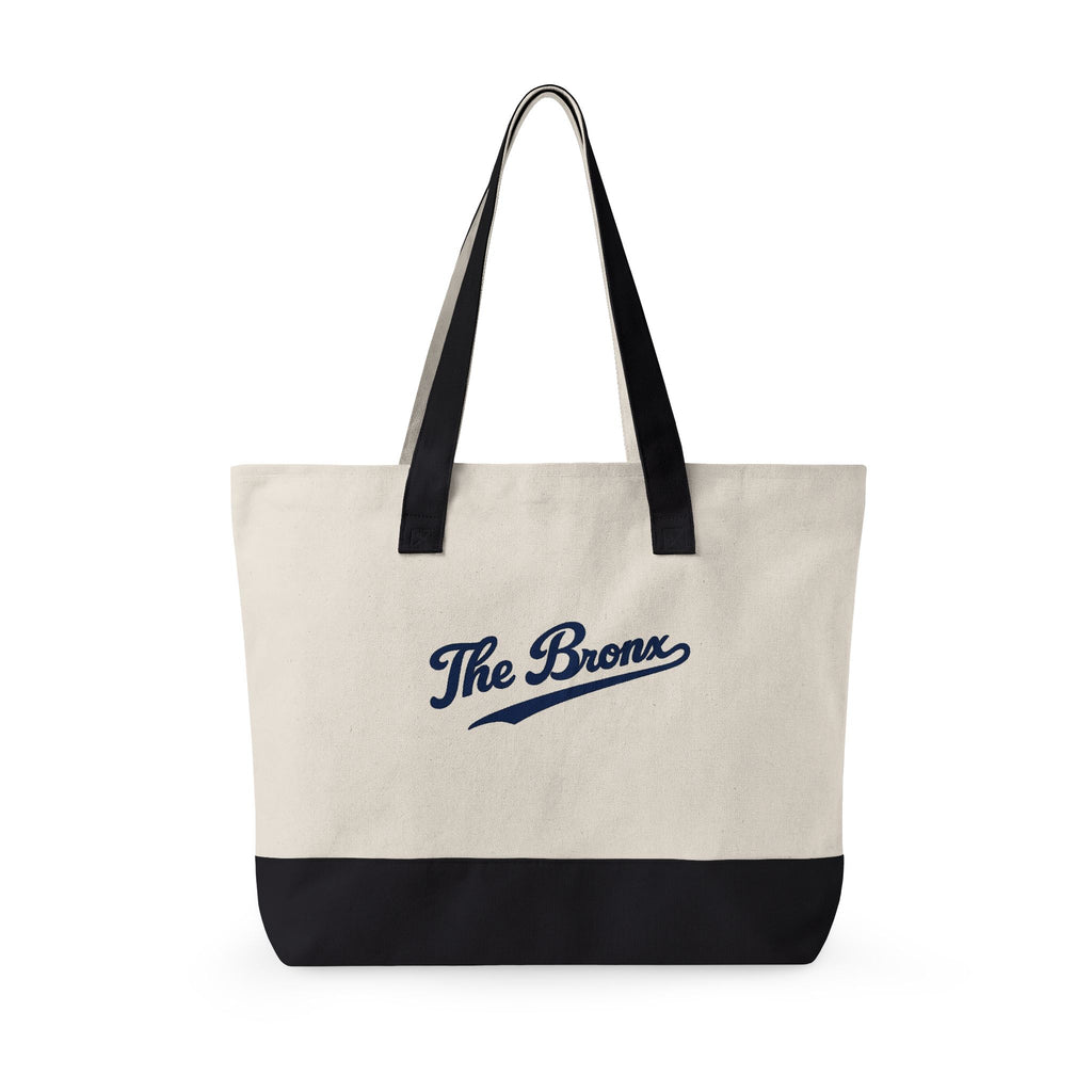 The Bronx Canvas Tote — Zippered Market Bag