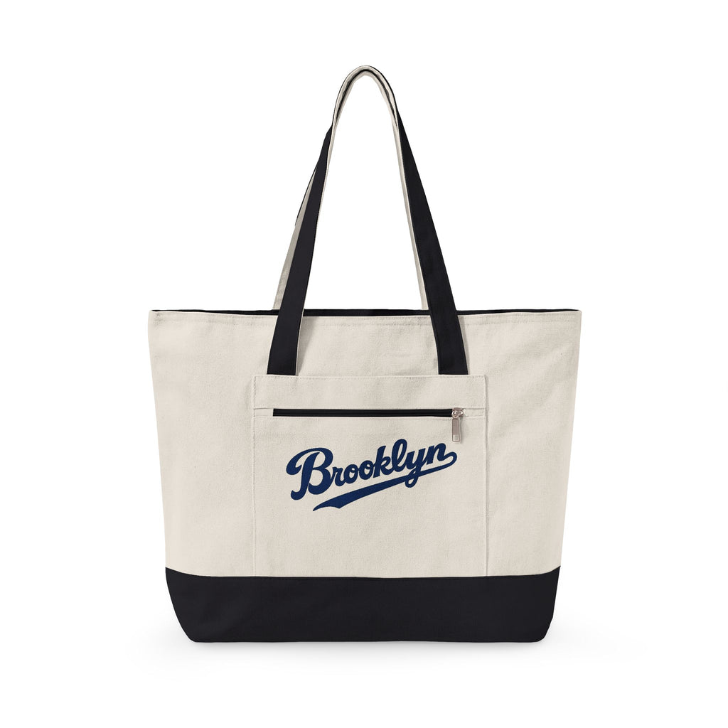 Brooklyn Canvas Tote — Zippered Market Bag