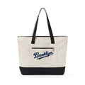 Brooklyn Canvas Tote — Zippered Market Bag