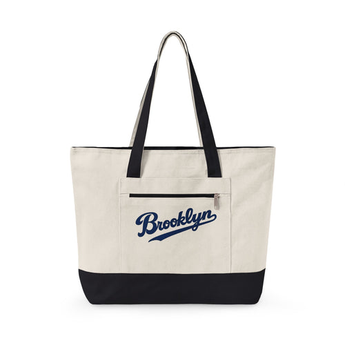 Brooklyn Canvas Tote — Zippered Market Bag