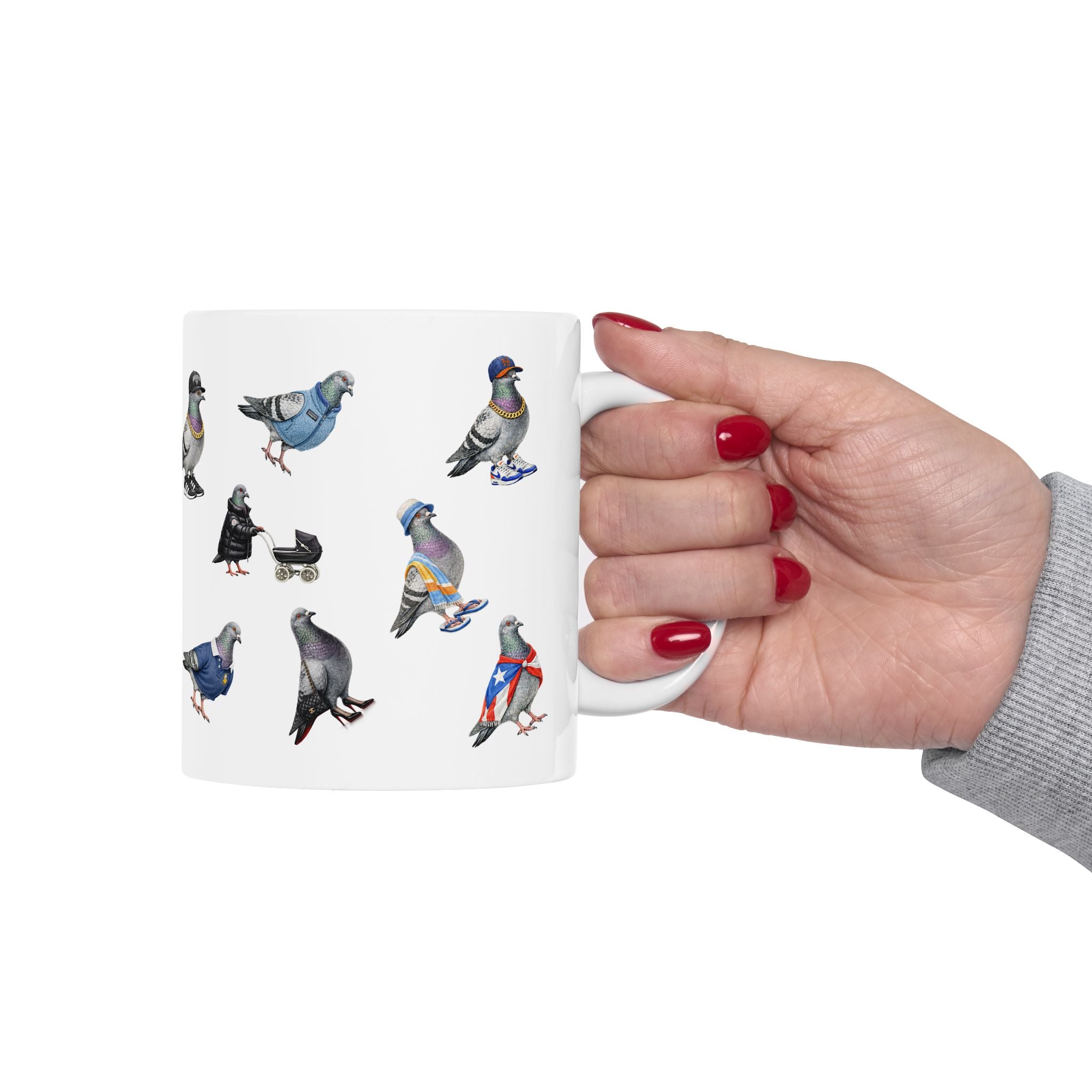 Pigeons of New York Mug | NYC Pigeon Bird Lovers Coffee Cup
