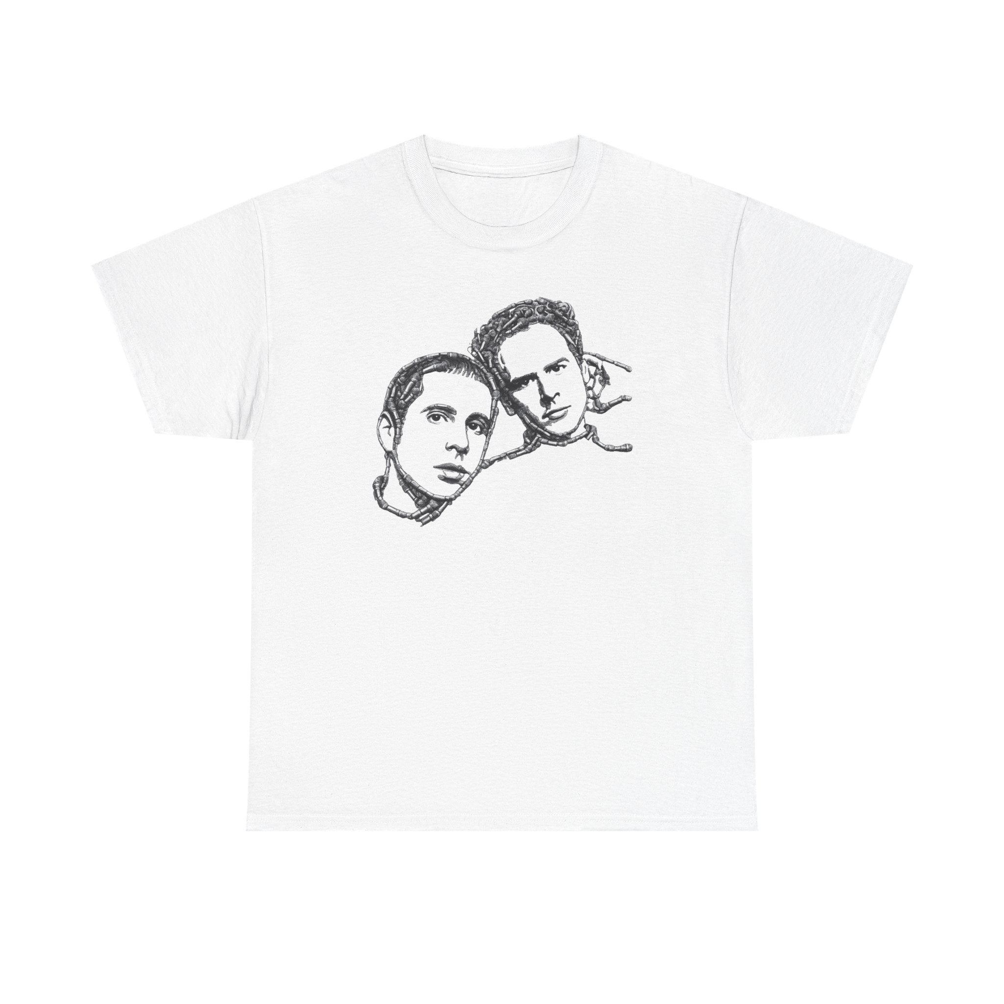 Microphone Simon and Garfunkel T-Shirt    NYC Music Paul Simon Art Garfunkel Tee