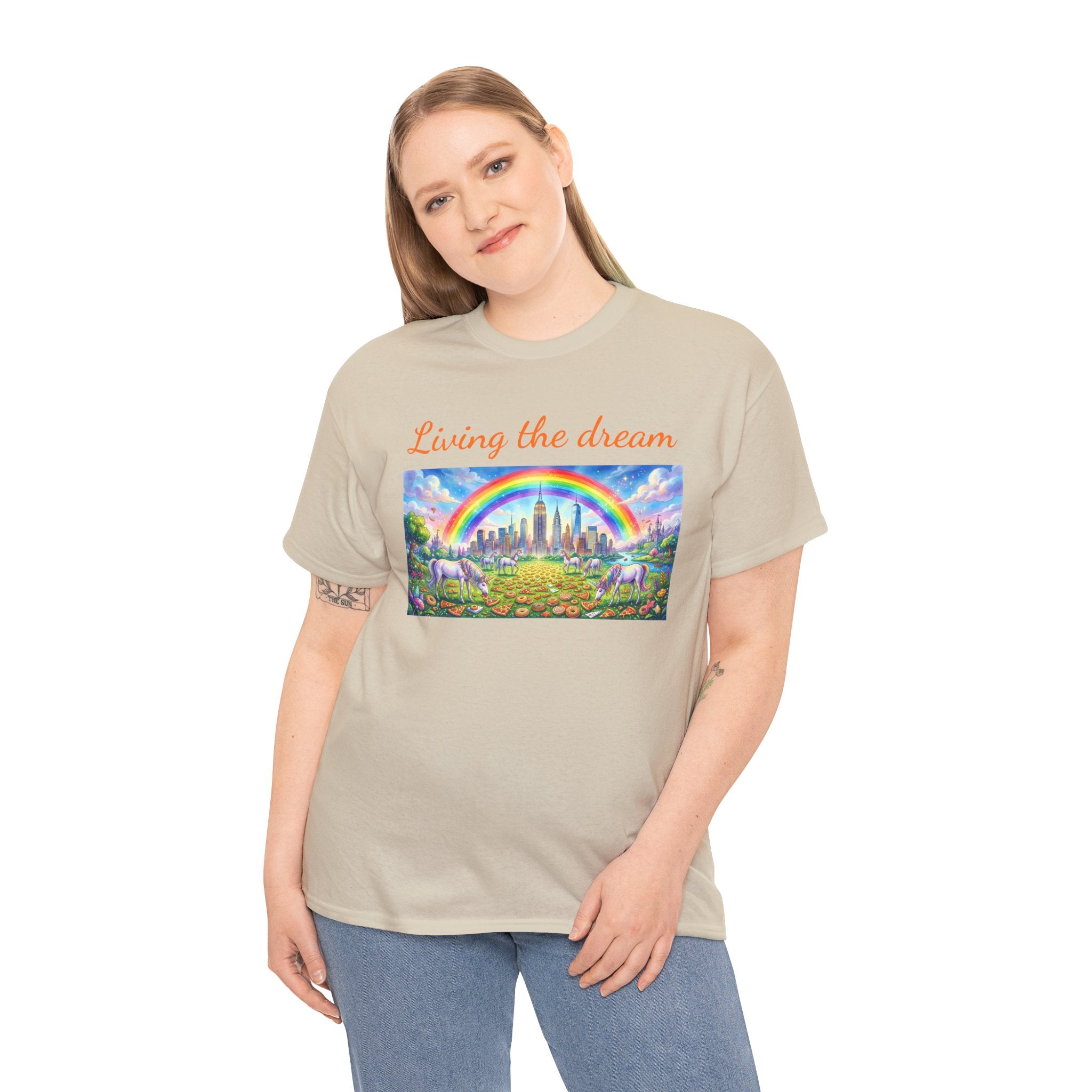 NYC Living The Dream T-Shirt | New York Is a Fairy Tale Tee