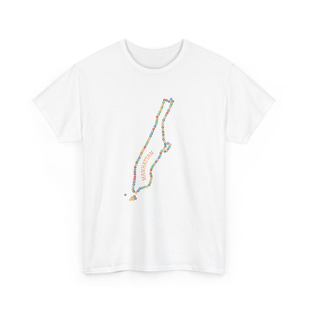 Manhattan Map T-Shirt | Subway Signs Tee
