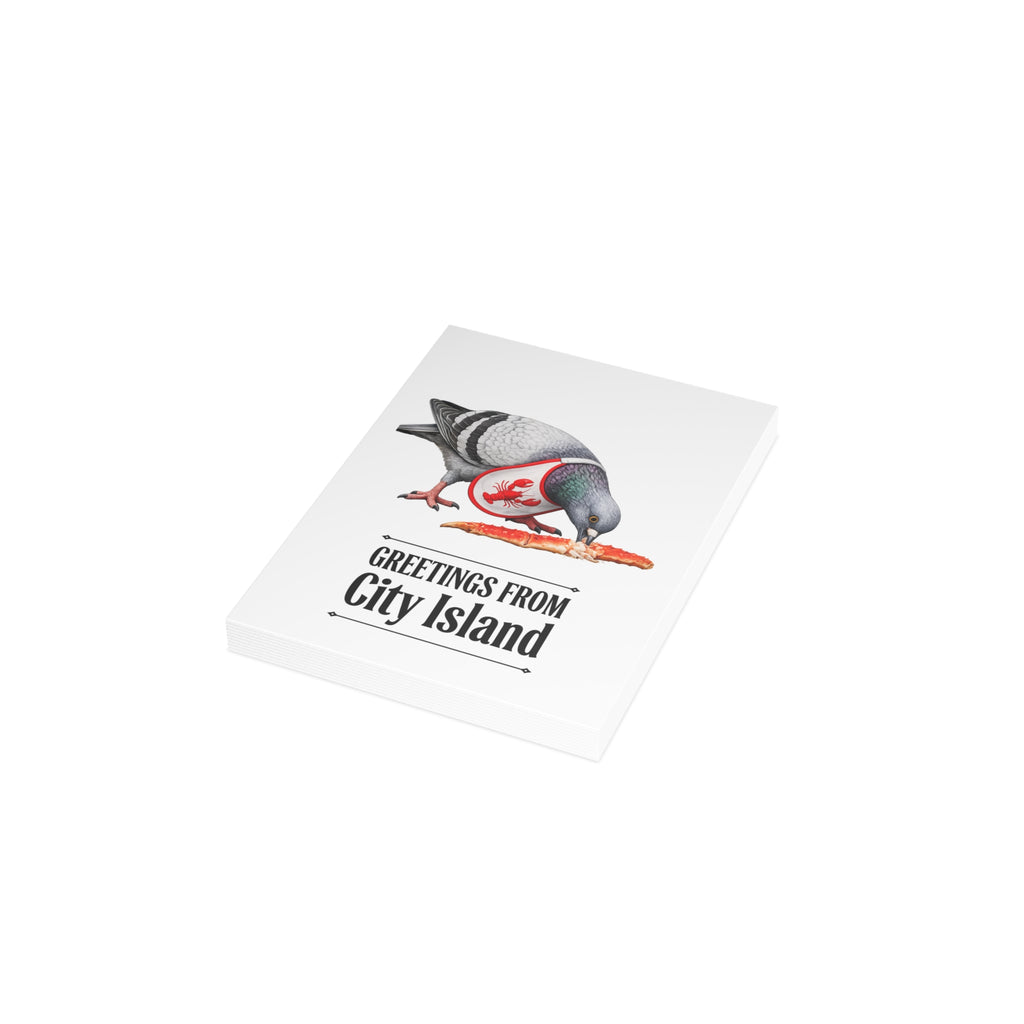 City Island NYC Pigeon Postcard Bundle (envelopes included)