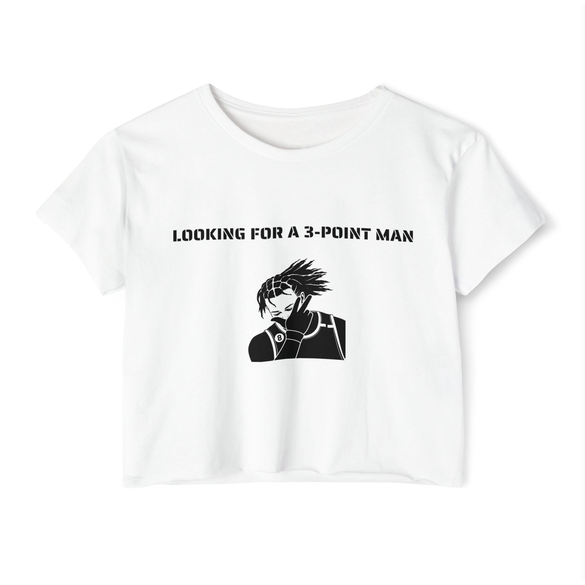 Looking For A 3-Point Man crop top tee | New York Basketball Jalen Brunson T-shirt