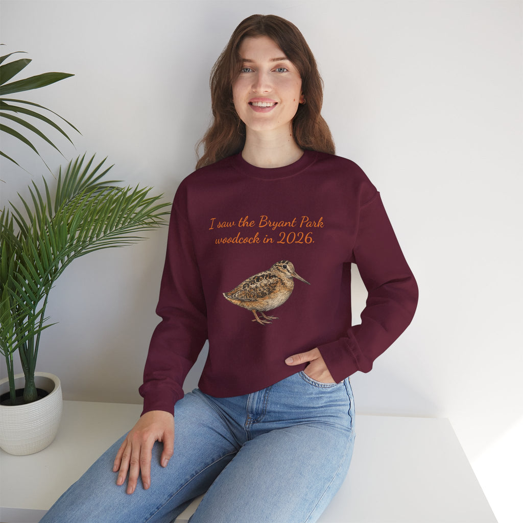 Bryant Park American Woodcock Sweatshirt | NYC Bird Lover Sweater