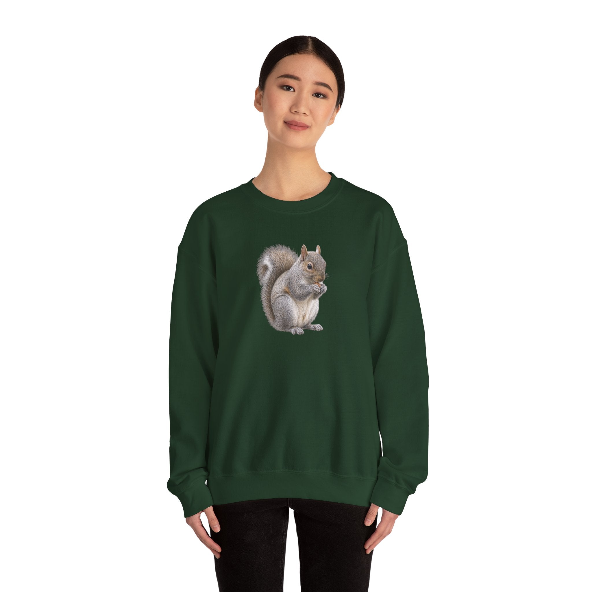 NYC Squirrel Sweatshirt | New York Crewneck Sweater
