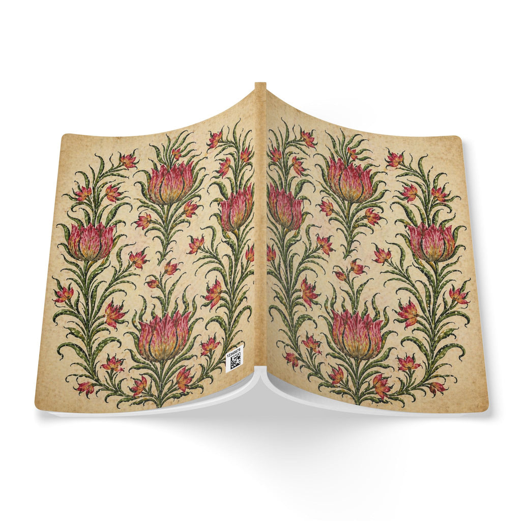 Botanical Garden Vintage-style Floral Journal —Garden Softcover Notebook