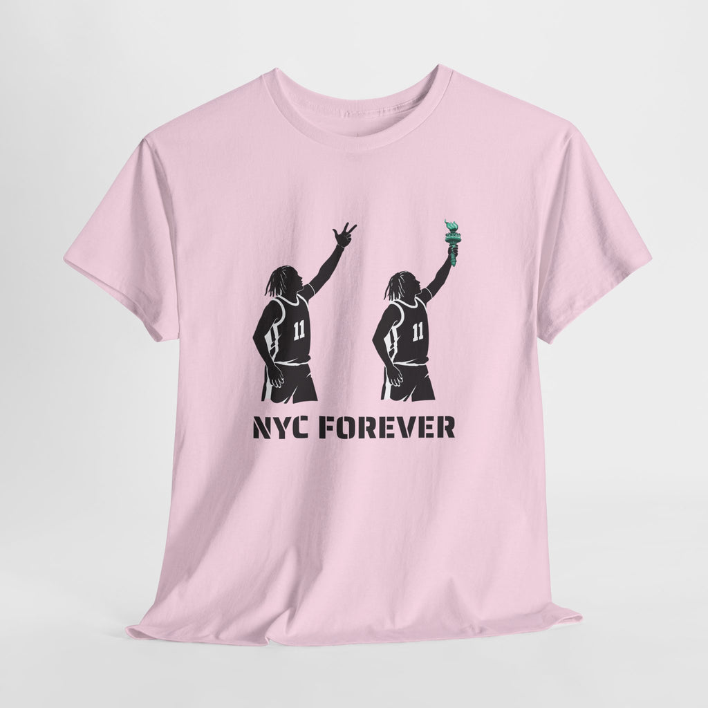 New York Basketball Jalen Brunson Tee | NYC Icons Statue of Liberty T-shirt