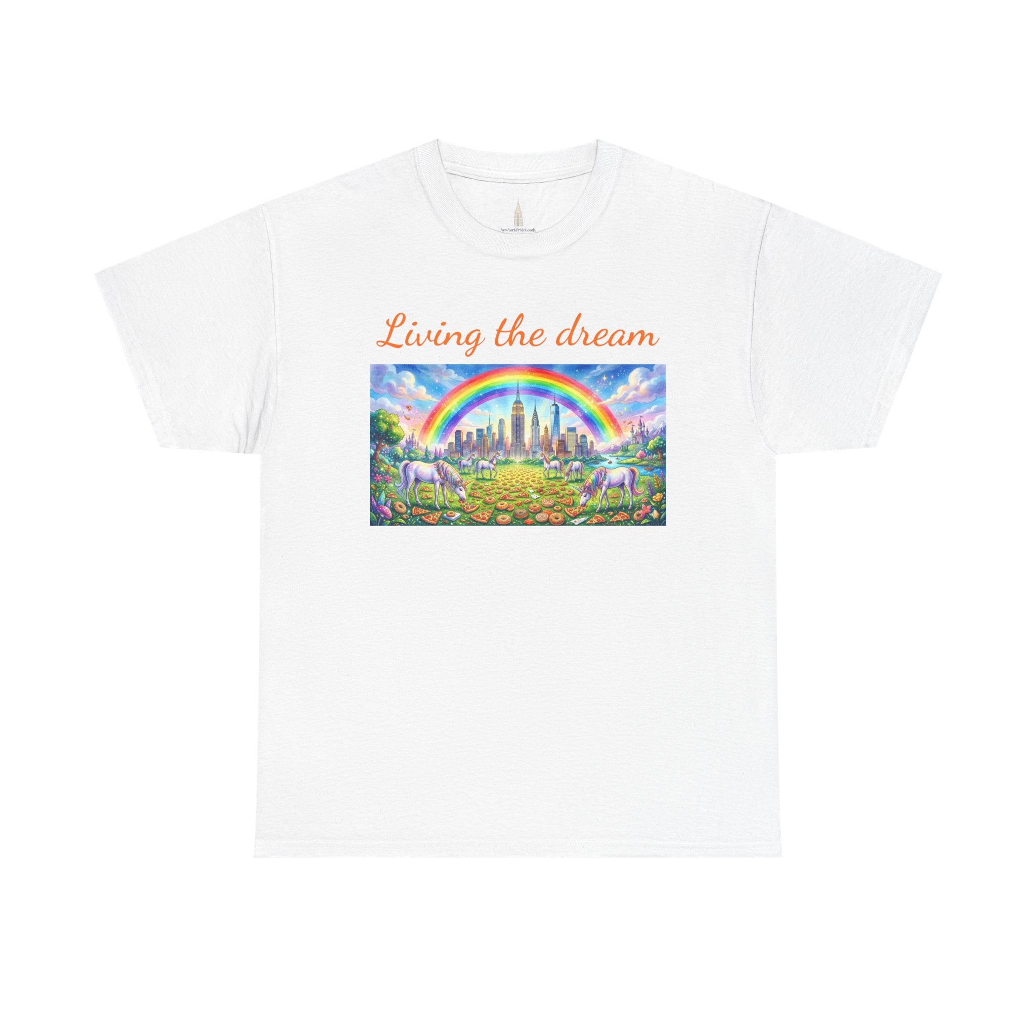 NYC Living The Dream T-Shirt | New York Is a Fairy Tale Tee