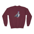 Sudadera de cuello redondo para niños con paloma de Koreatown, Nueva York, personalizable, para niños, suéter de pájaro para amantes de KPop de Nueva York