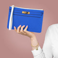 Canal Street Blue Clutch Bag — Elegant Wristlet Purse for Evening & Gifts