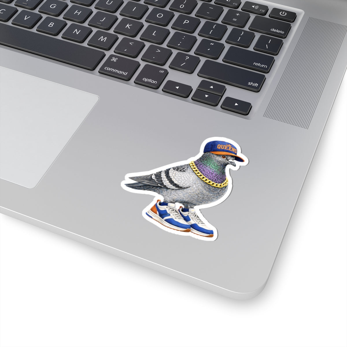 Queens NYC Pigeon 3" x 3" Sticker