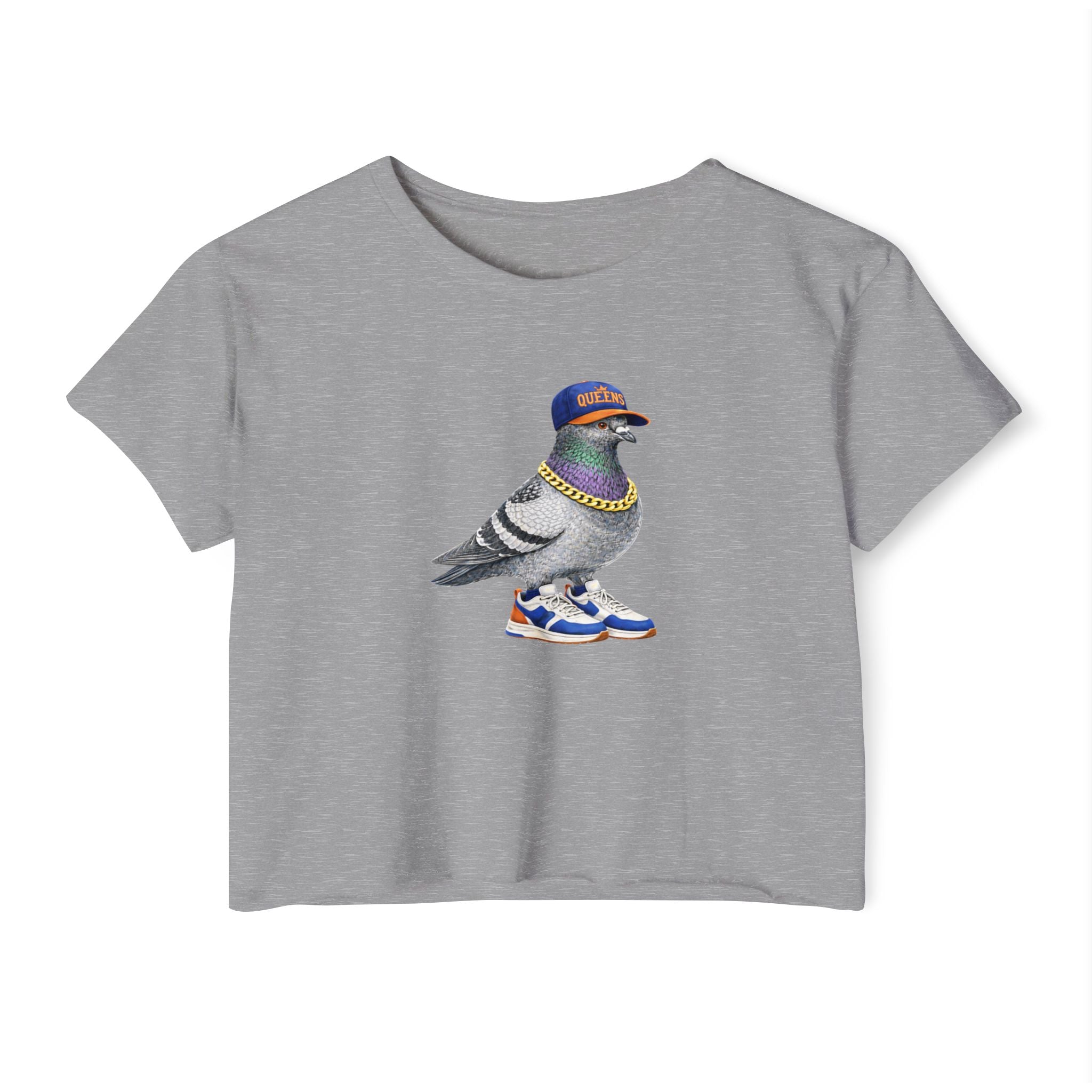 Top corto de paloma de Queens NYC personalizable