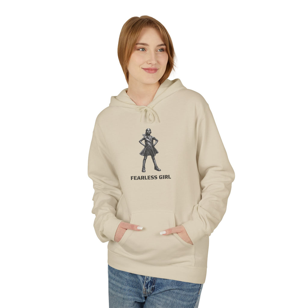 Fearless Girl Hoodie | NYC Empowerment Feminist Hooded Sweatshirt