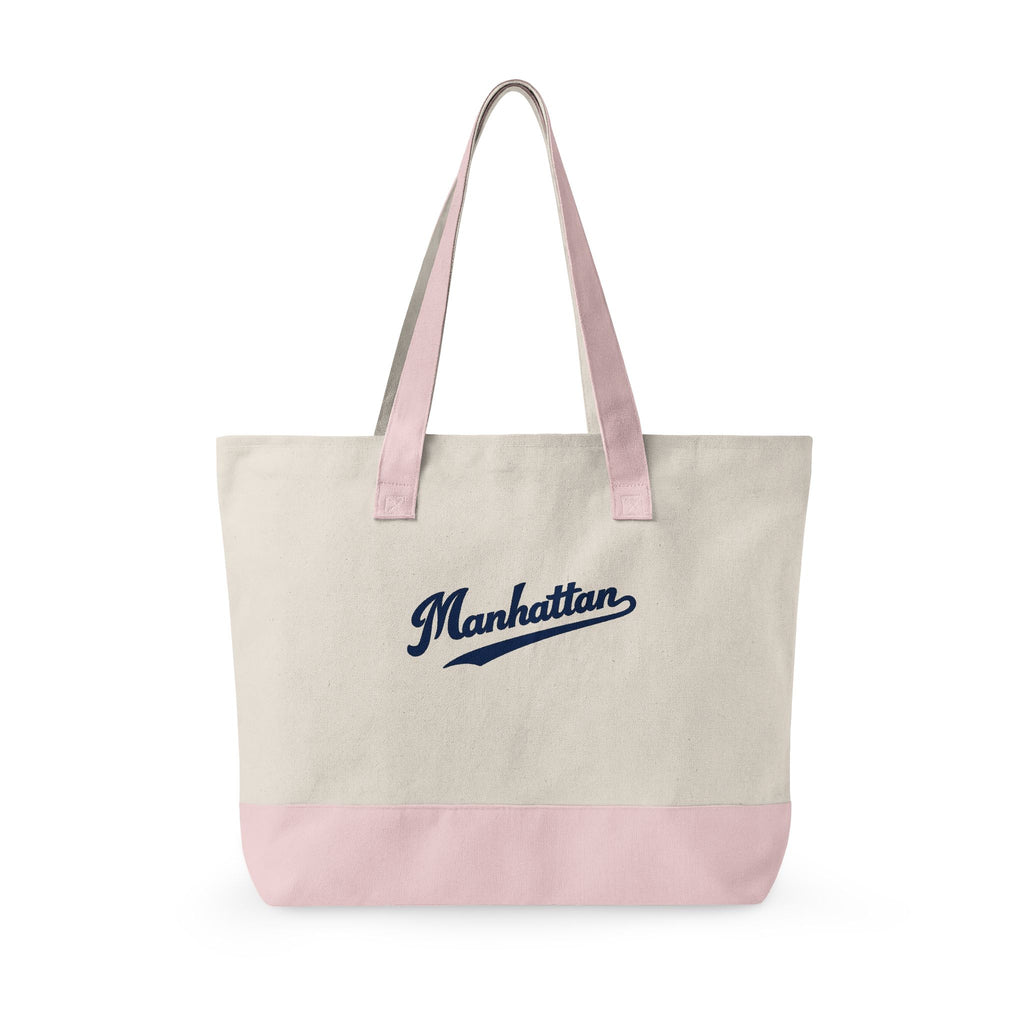 Manhattan Canvas Tote — Zippered Market Bag