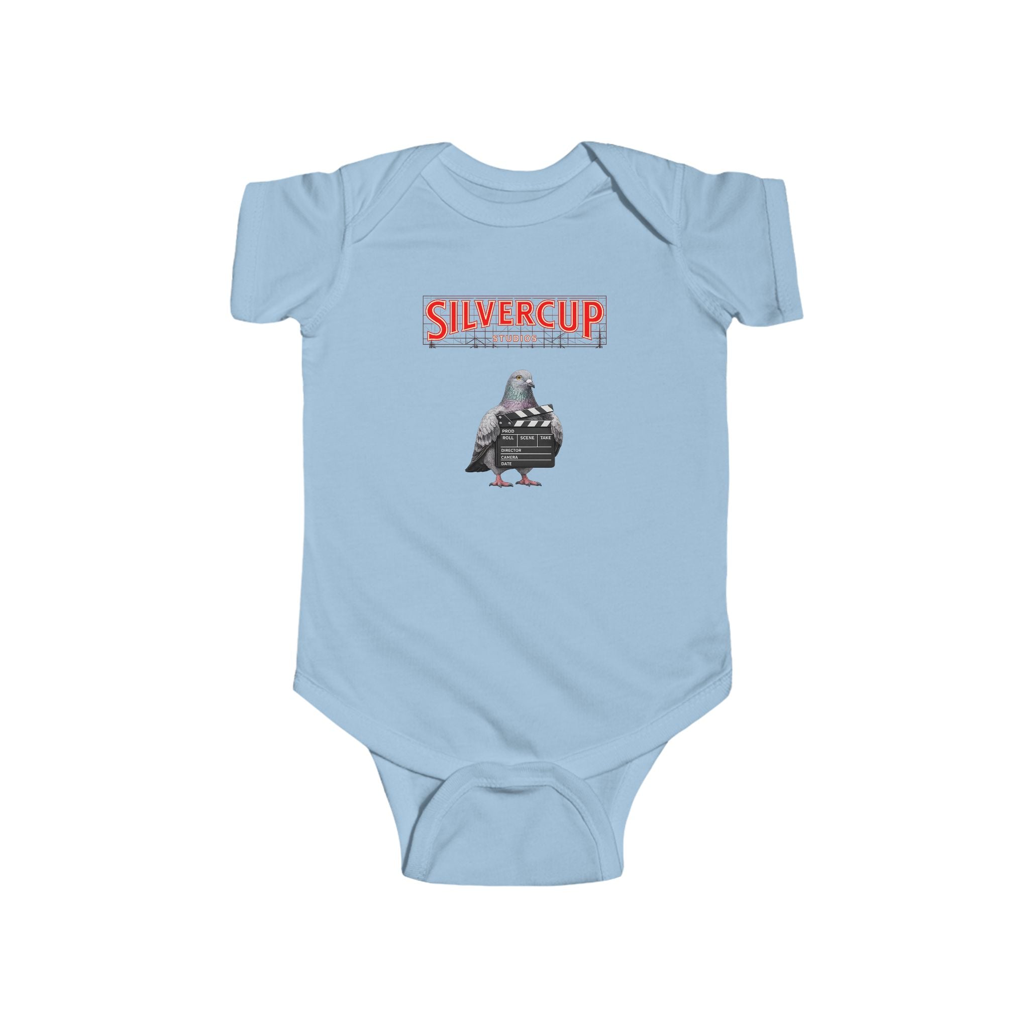 Customizable Long Island City NYC Pigeon Baby Onesie | New Yorker Reveal Infant Bodysuit
