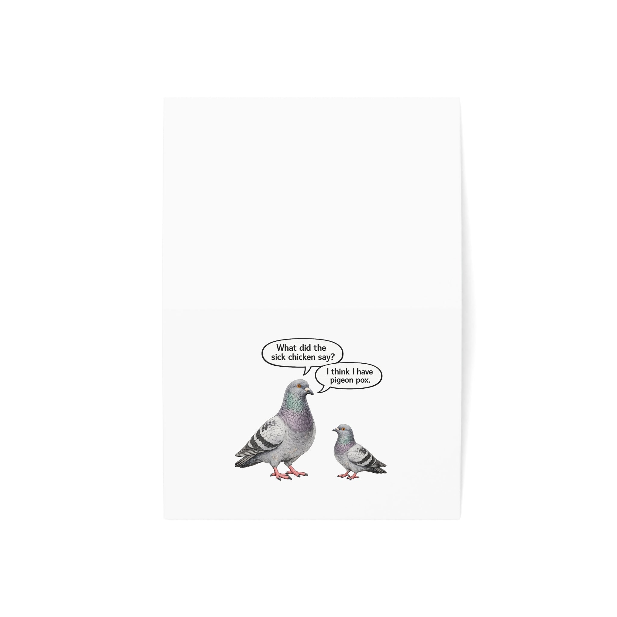 NYC Pigeon Father's Day Greeting Card | Dad Jokes Father's Day Card