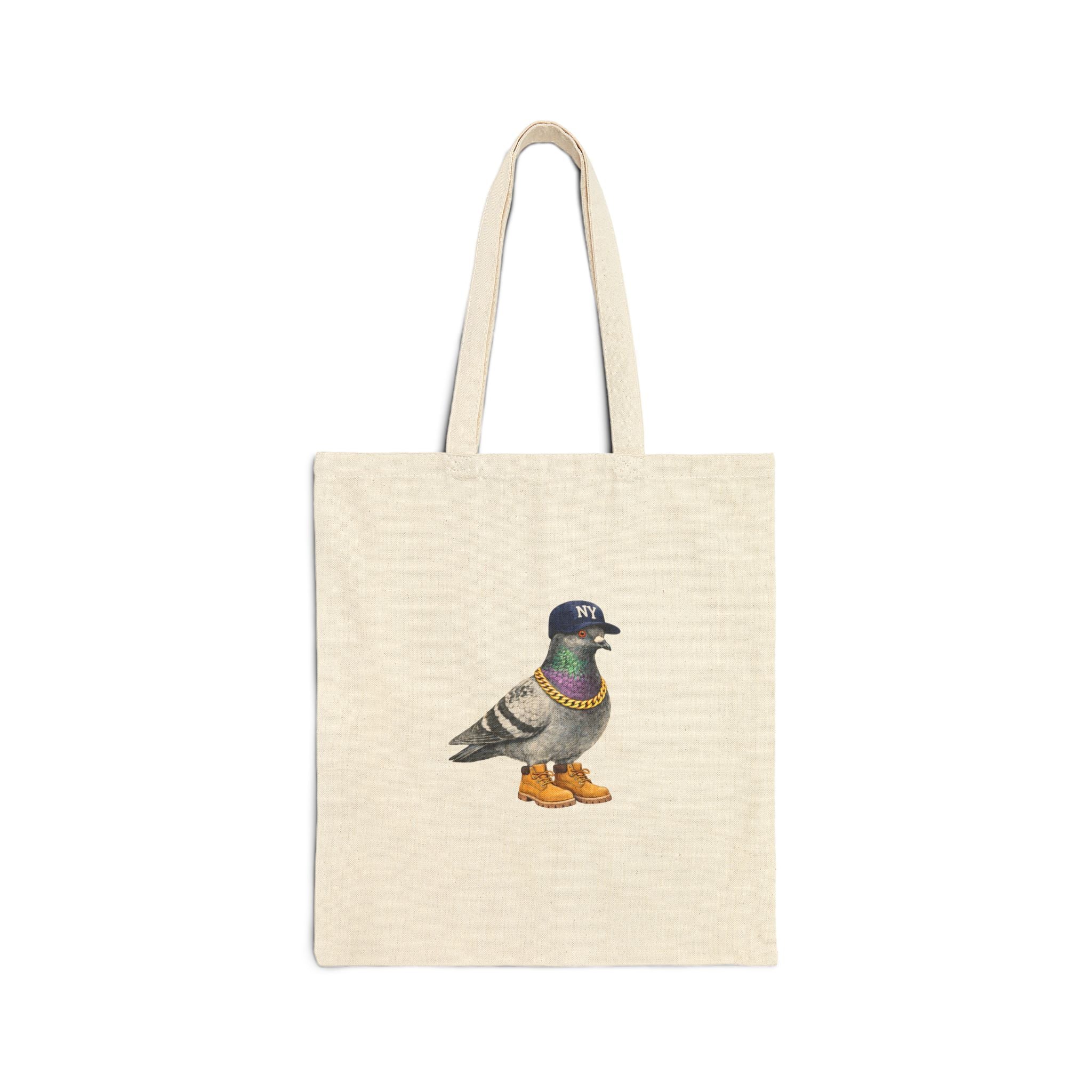 Customizable Bronx NYC Pigeon Subway Tote Bag | New York Baseball Fan Bird Lovers Tote