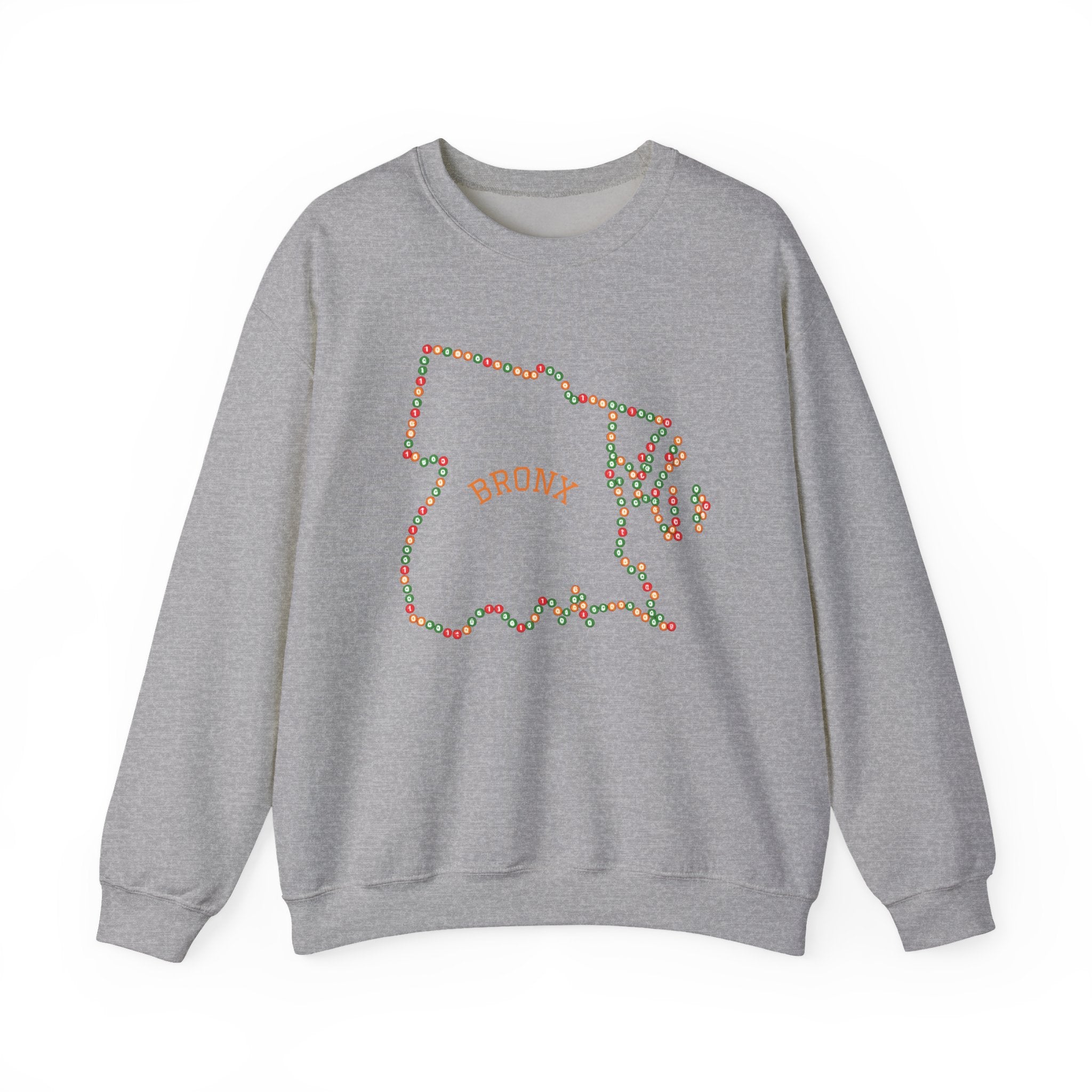 The Bronx Map Subway Signs Sweatshirt | NYC Crewneck Sweater