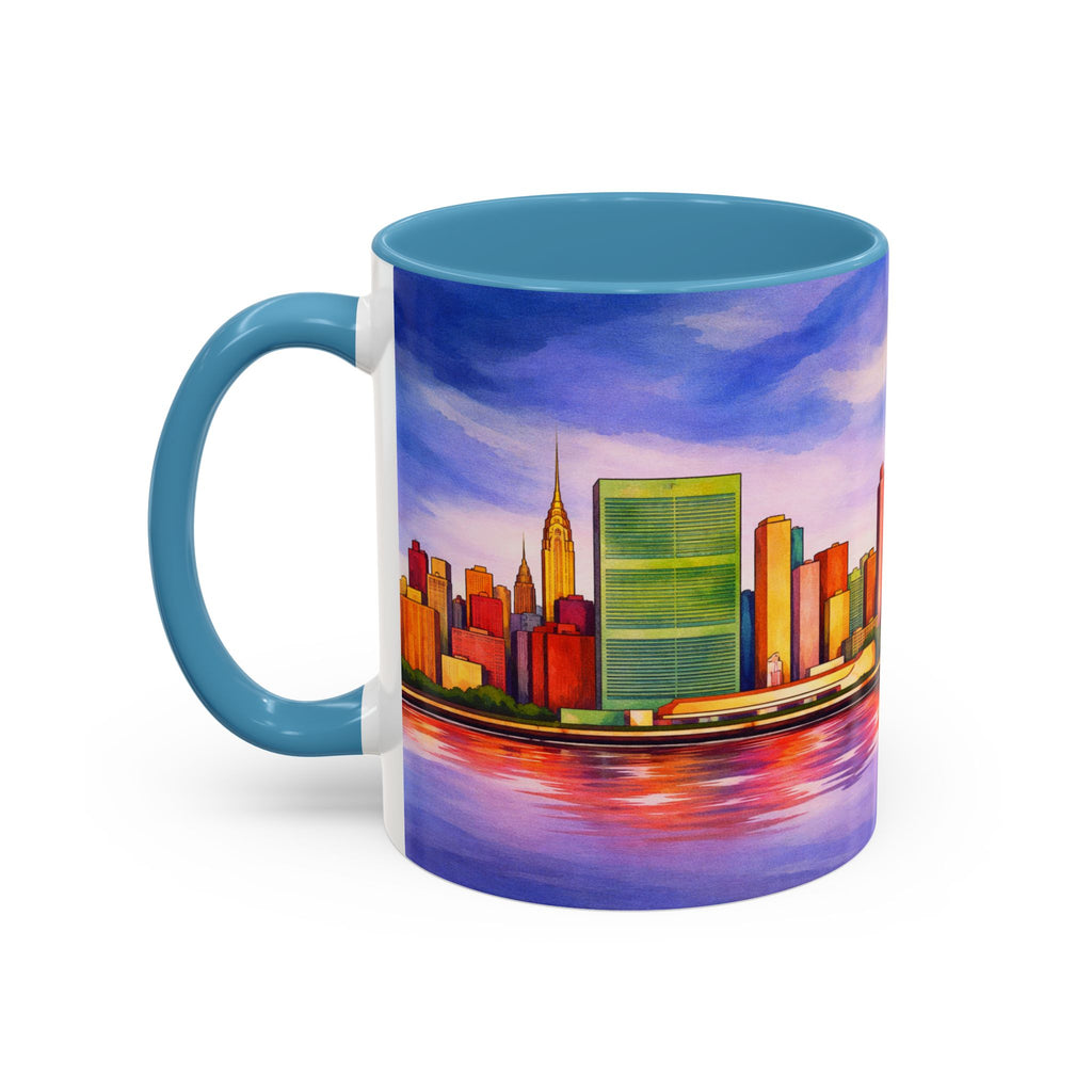 Colorful Midtown Manhattan Skyline NYC Accent Coffee Mug