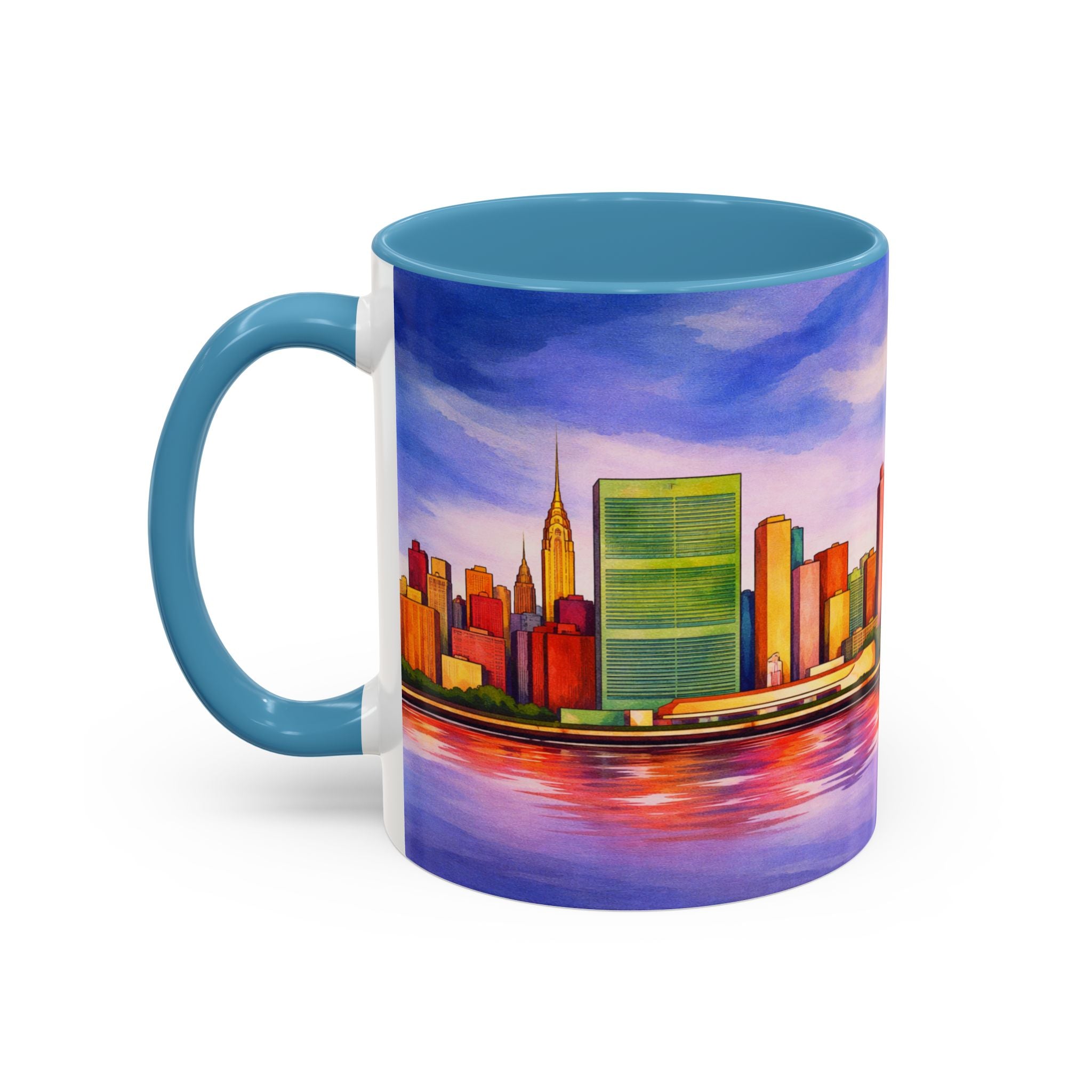 Colorful Midtown Manhattan Skyline NYC Accent Coffee Mug