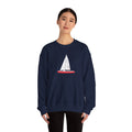 Sudadera con cuello redondo y diseño de velero del Central Park — Suéter gráfico náutico costero de NYC