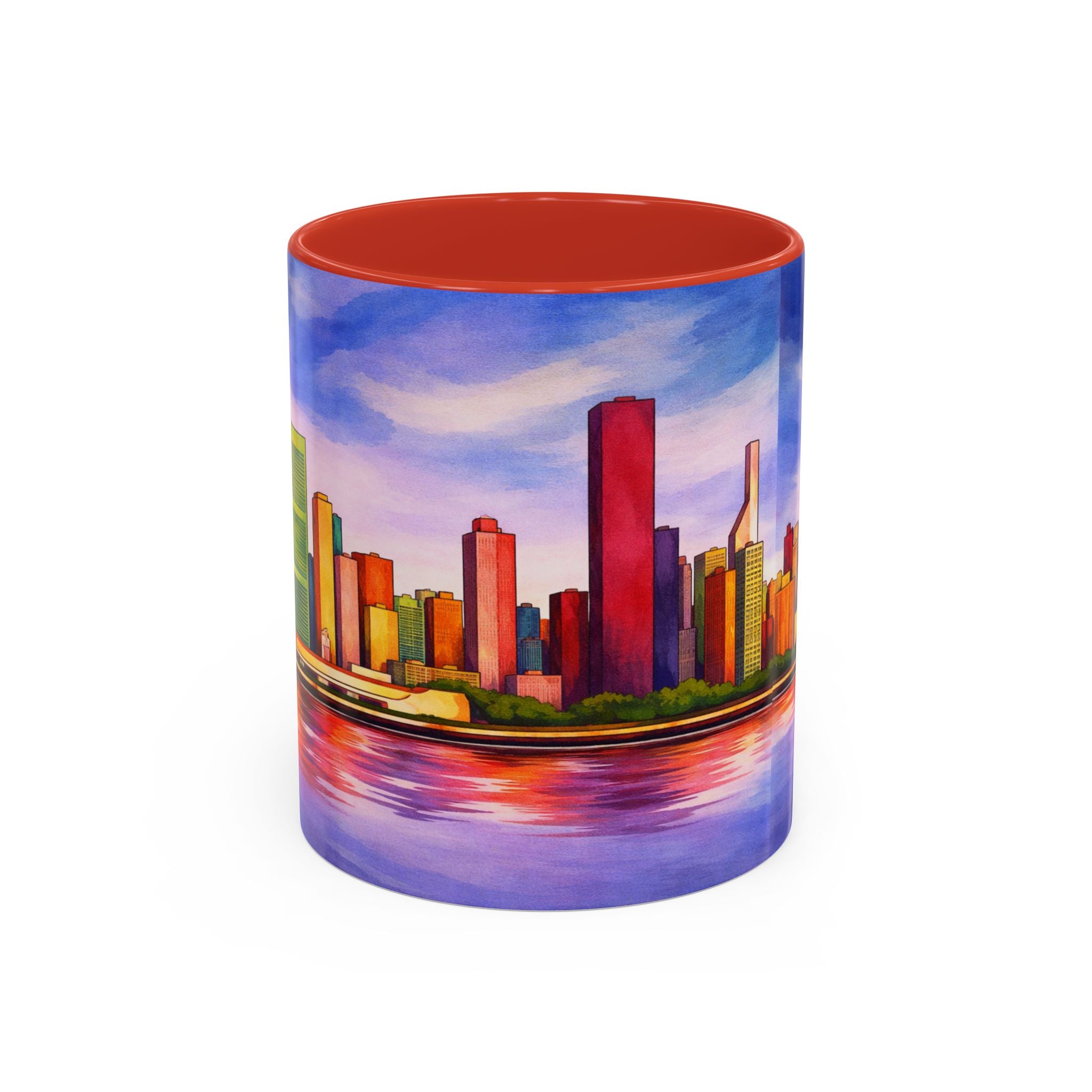 Colorful Midtown Manhattan Skyline NYC Accent Coffee Mug