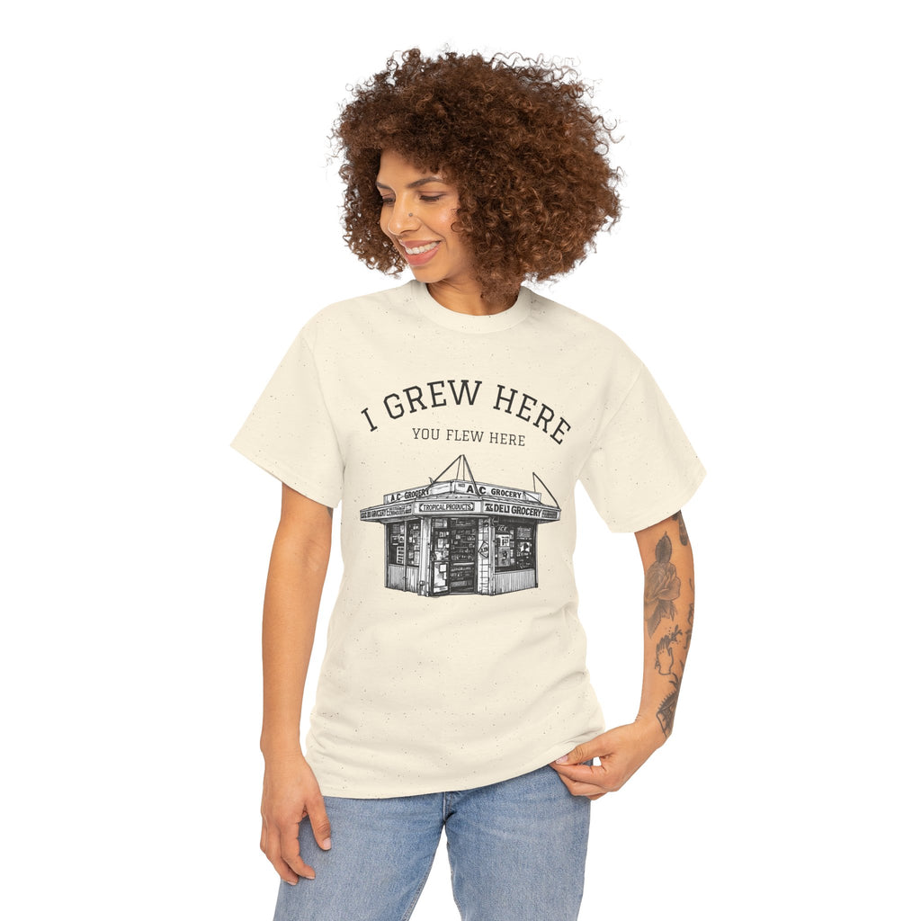 Bodega T-Shirt | New York I Grew Here You Flew Here Tee