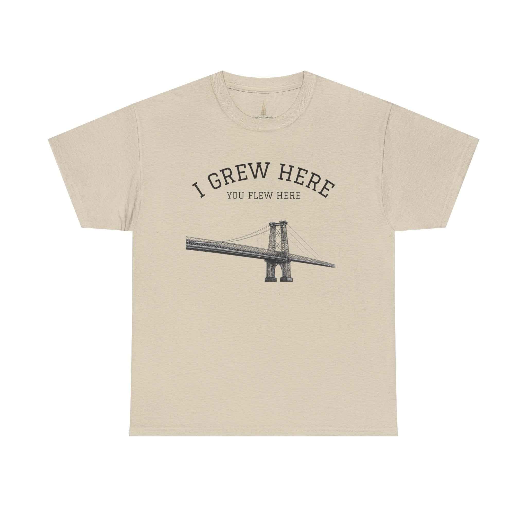 Williamsburg Bridge T-Shirt | I Grew Here You Flew Here Brooklyn NYC Tee