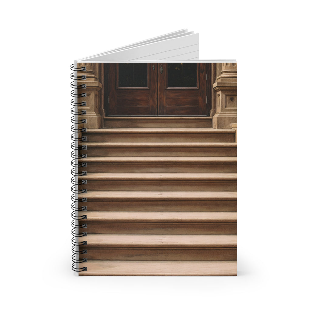 New York Brownstone Stoop Spiral Journal   NYC Architecture Notebook