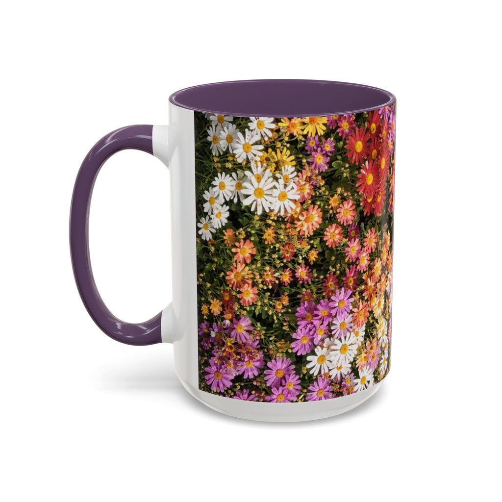 Central Park Korean Chrysanthemum Accent Coffee Mug — Tea Mug 11oz