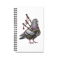 Customizable Woodlawn NYC Pigeon Spiral Journal | Bronx Irish Bagpipes Bird Lovers Notebook