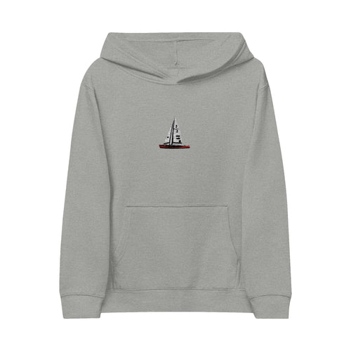Sweat à capuche polaire brodé voilier Central Park NYC pour enfants