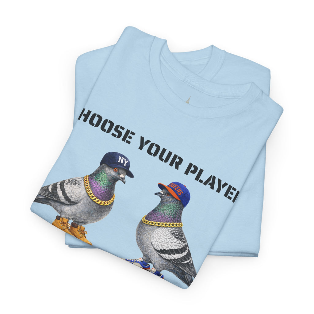 New York Sports Fan NYC Pigeon T-Shirt | NYC Baseball Basketball Fan Basketball Fan Tee