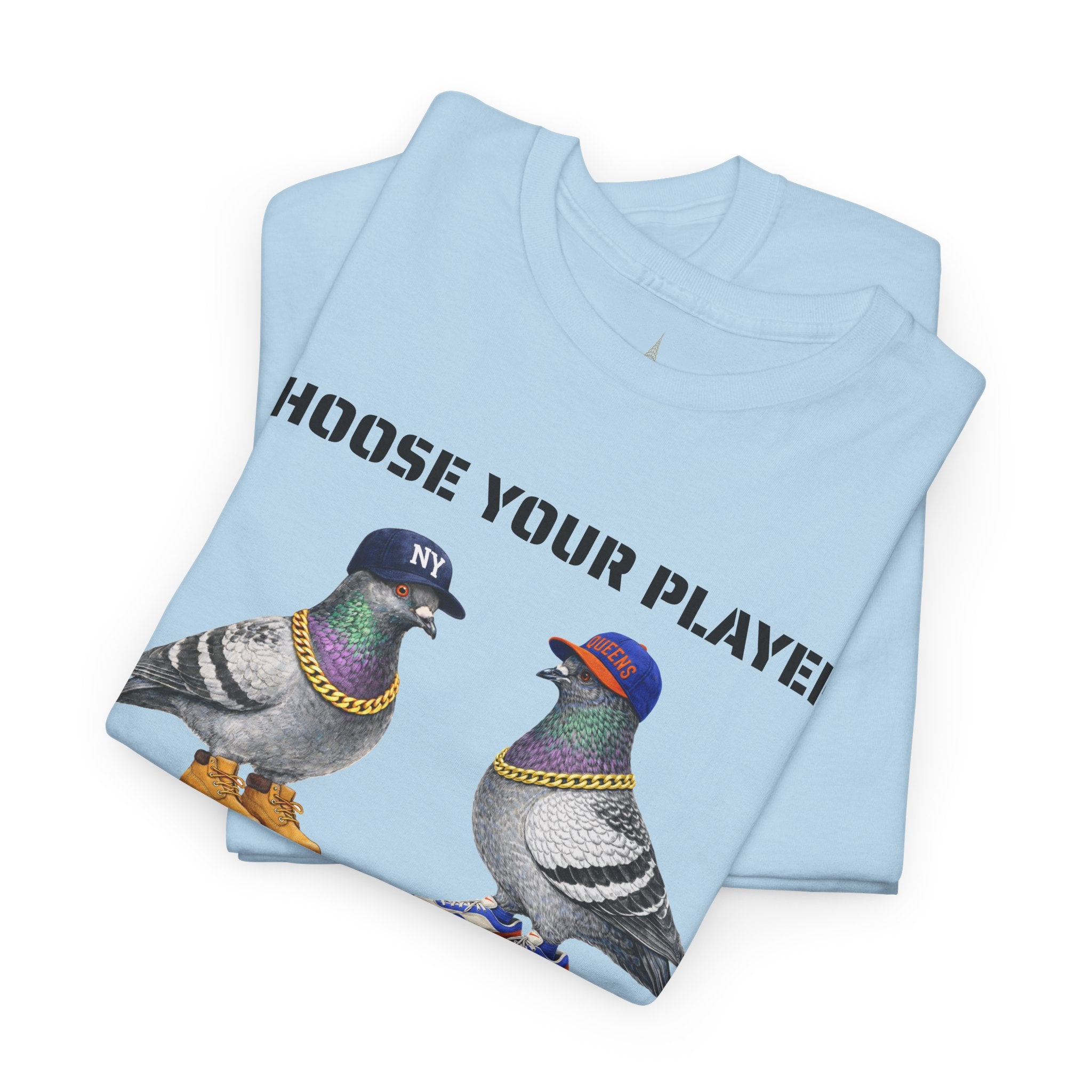 New York Sports Fan NYC Pigeon T-Shirt | NYC Baseball Basketball Fan Basketball Fan Tee