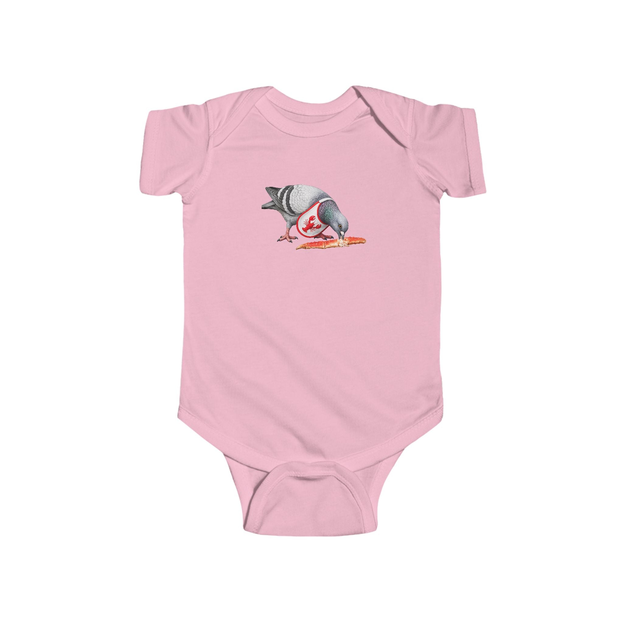 Customizable City Island NYC Pigeon Baby Onesie | New Yorker Reveal Infant Bodysuit