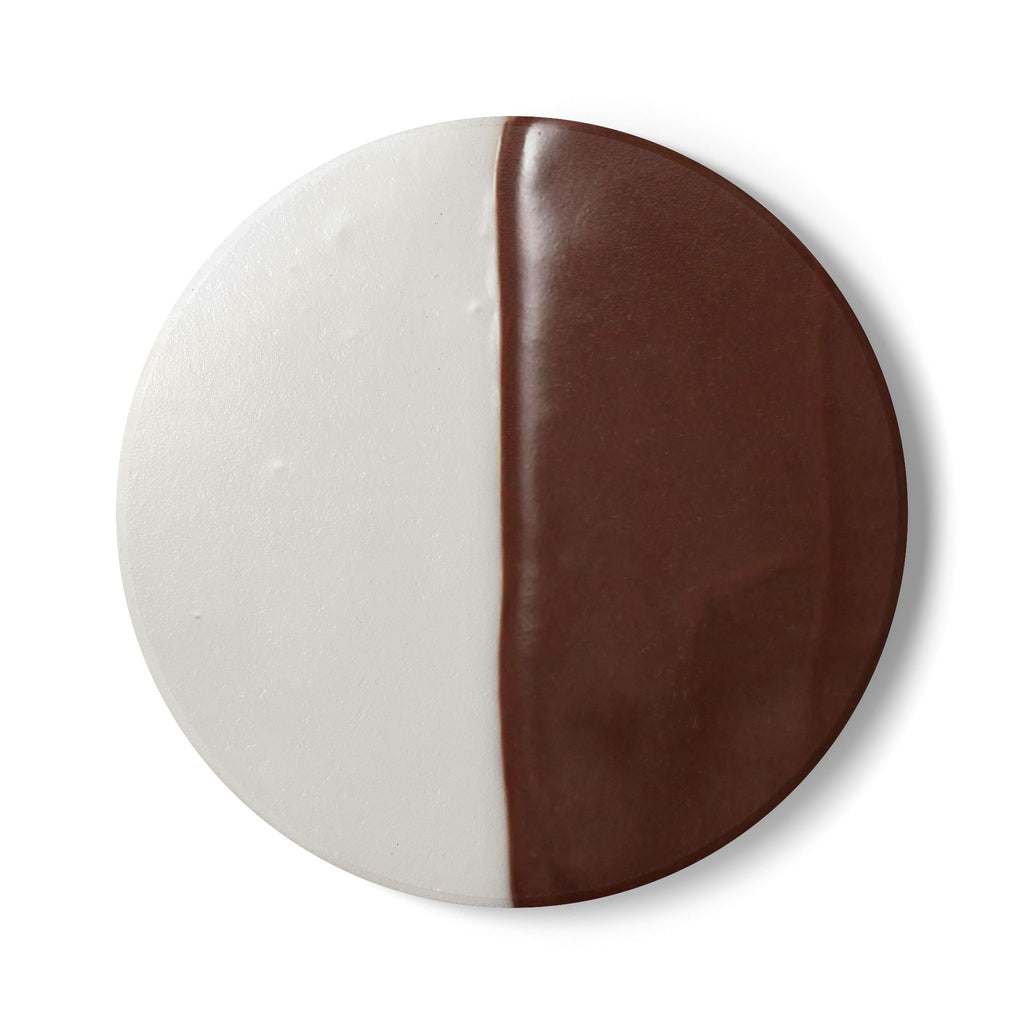Black and White Cookie Ceramic Coaster — NYC Kosher Bakery Coaster
