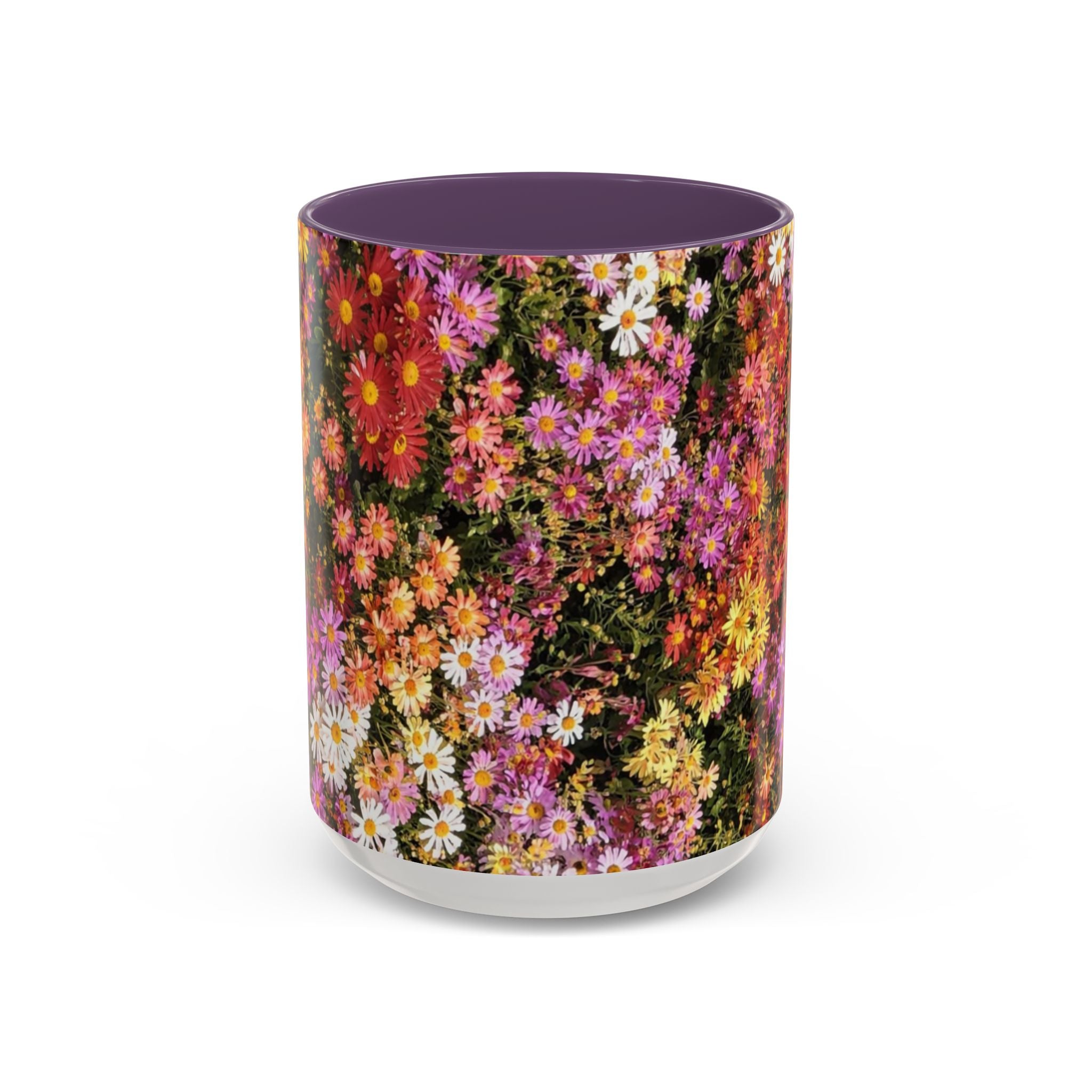 Central Park Korean Chrysanthemum Accent Coffee Mug — Tea Mug 11oz