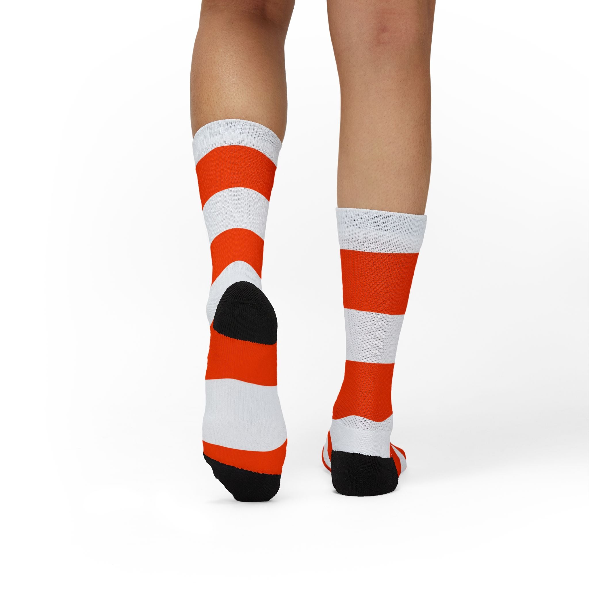 NYC Orange Steam Funnel Socks — Steamy Feet Sublimation Socks