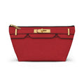 Canal Street Burgundy Makeup Bag —  T-Bottom Travel Bag