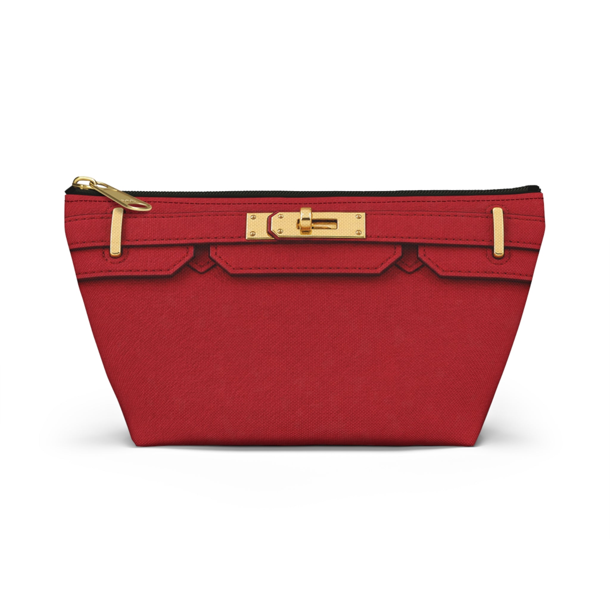 Canal Street Burgundy Makeup Bag —  T-Bottom Travel Bag
