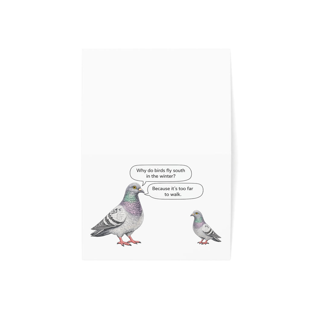 NYC Pigeon Father's Day Greeting Card | Dad Jokes Father's Day Card