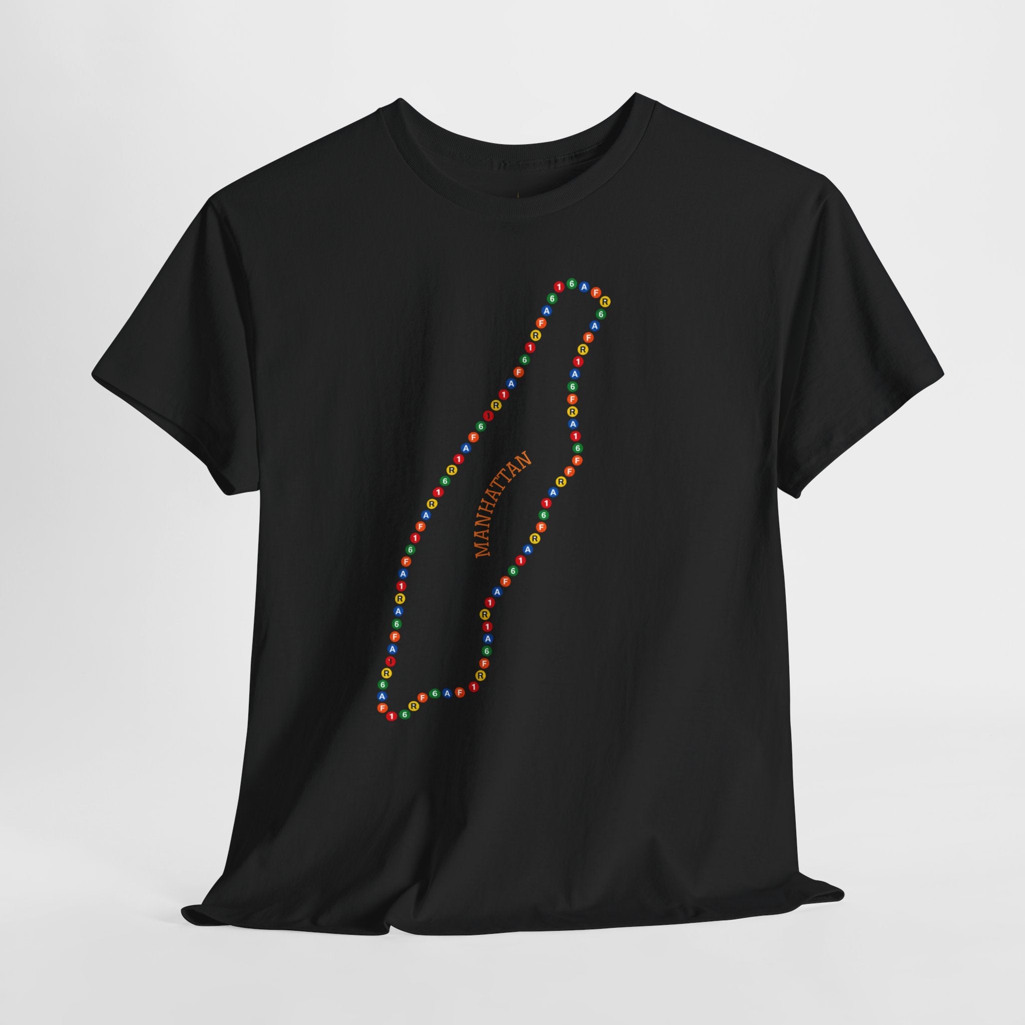 Manhattan Map T-Shirt | Subway Signs Tee