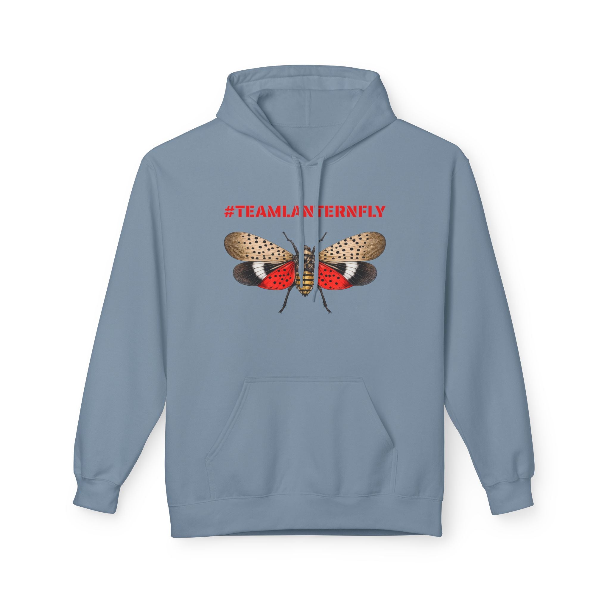 NYC Spotted Lanternfly Hoodie — Team Lanternfly Hooded Pullover Sweatshirt