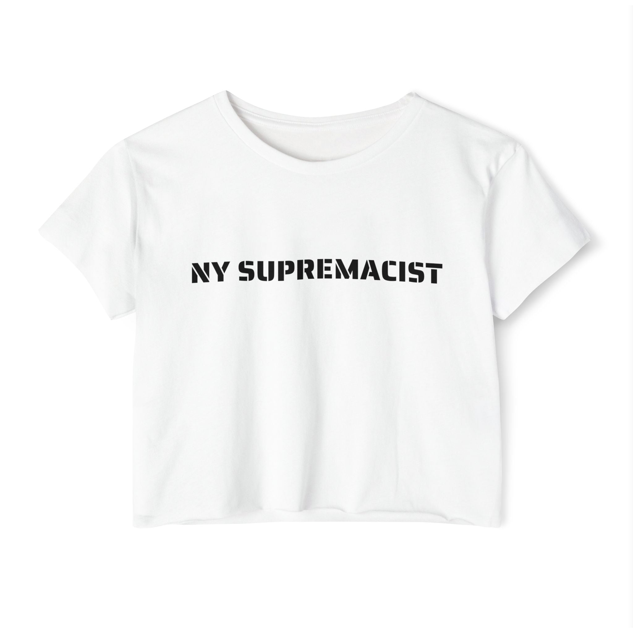 NY Supremacist Crop Top T-shirt  NYC Tee