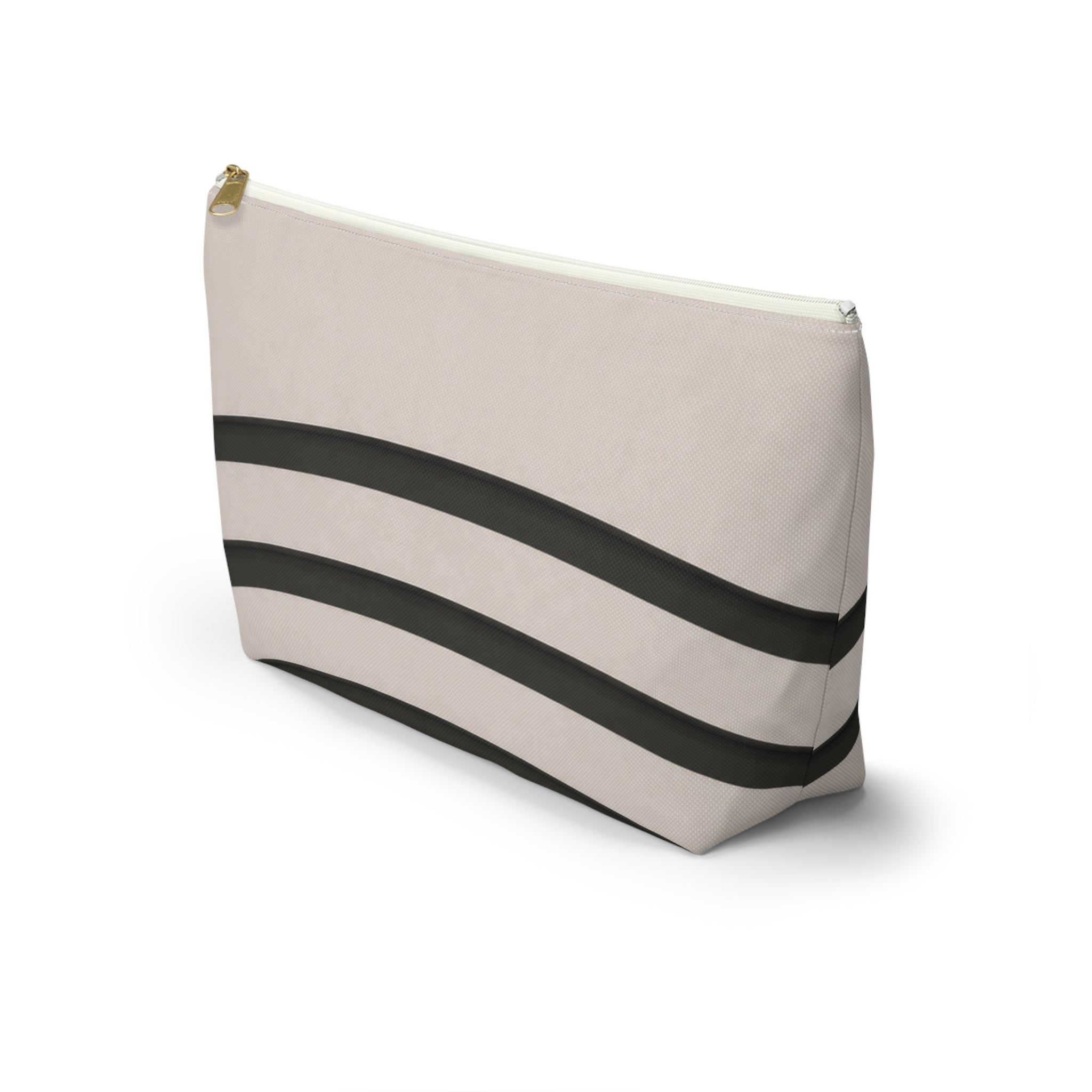 Guggenheim Museum Makeup Bag — T‑Bottom Accessory Pouch